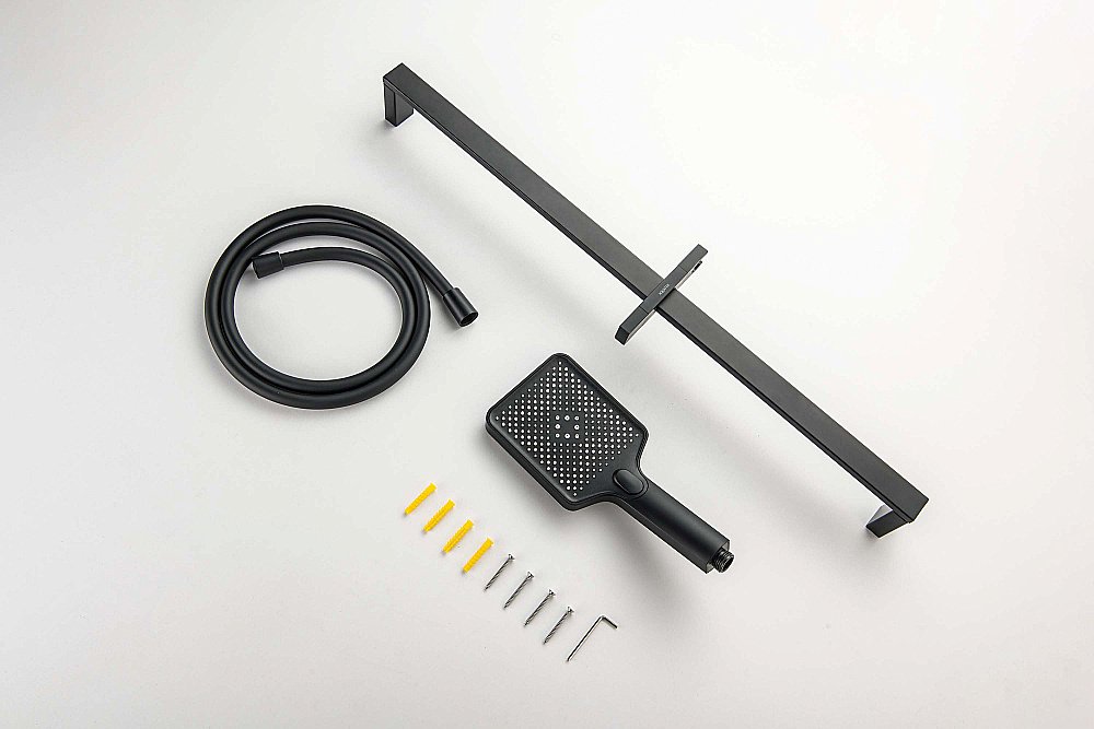 Душевой гарнитур Aquatek Либра AQ2019MB черный матовый купить в интернет-магазине сантехники Sanbest