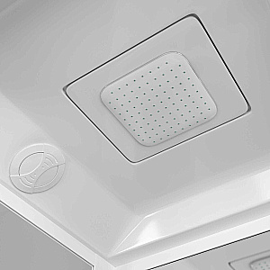 Душевая кабина Grossman Alba 90х90 GR121 стекло прозрачное/профиль белый купить в интернет-магазине Sanbest