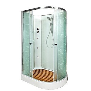 Душевая кабина DTO ЕМ1512 N LED с гидромассажем 120х80 купить в интернет-магазине Sanbest