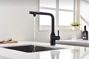 Смеситель для кухни Paulmark Viper Vi213105-AN антрацит купить в интернет-магазине сантехники Sanbest