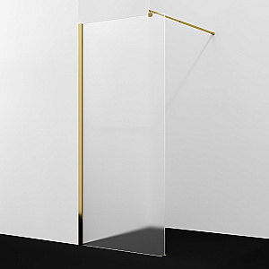 Душевое ограждение WasserKRAFT Rur 30W46PG-MG 110 профиль золото глянцевое/стекло матовое купить в интернет-магазине Sanbest