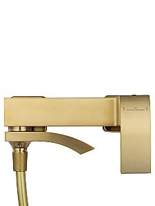 Смеситель для ванны с душем WONZON & WOGHAND FIT, Брашированное золото (WW-88639009- BG) купить в интернет-магазине сантехники Sanbest