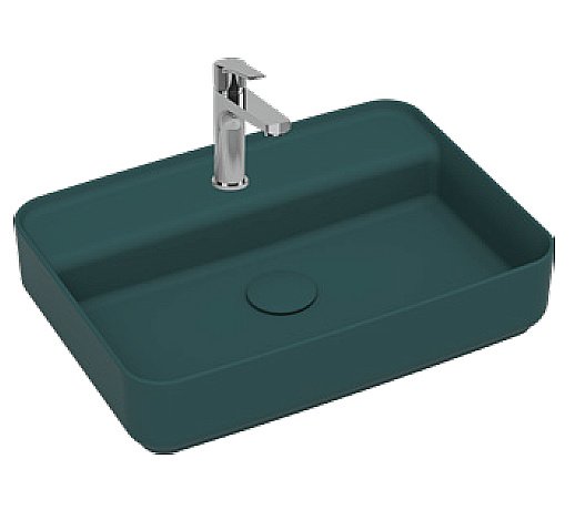 Раковина ISVEA Infinity 55 10NF66055SV-2P изумрудный матовый купить в интернет-магазине Sanbest