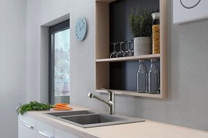 Смеситель для кухни Hansgrohe Focus M42 150 71829000 купить в интернет-магазине сантехники Sanbest