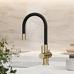 Смеситель для кухни Sancos Lucia SC4004BG брашированное золото купить в интернет-магазине сантехники Sanbest