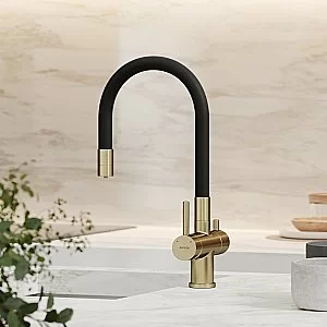 Смеситель для кухни Sancos Lucia SC4004BG брашированное золото купить в интернет-магазине сантехники Sanbest