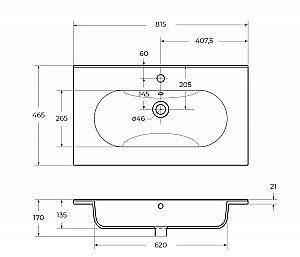 Тумба с раковиной BelBagno KRAFT 80 2C-SO/LOV-800-LVB Cemento Grigio для ванной в интернет-магазине Sanbest