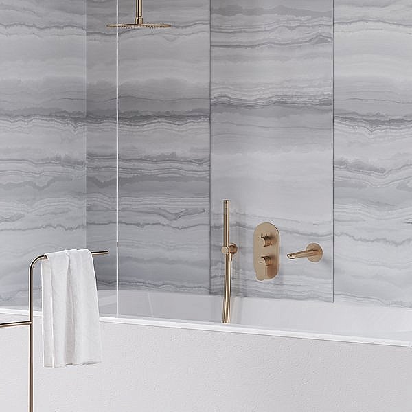 Излив на ванну Ravak Eleganta X07P806 розовое золото купить в интернет-магазине сантехники Sanbest