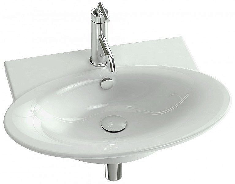Раковина Jacob Delafon PRESQU`ILE 60 E4438-00 белая купить в интернет-магазине Sanbest