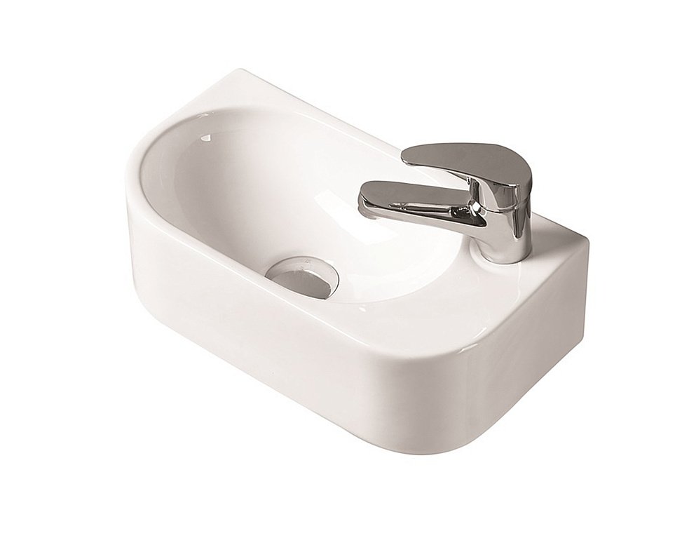 Раковина накладная SantiLine 40 SL-2014 белая купить в интернет-магазине Sanbest