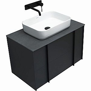 Тумба с раковиной Allen Brau REALITY 1.32008.AM 121 со столешницей антрацит матовый для ванной в интернет-магазине Sanbest