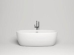 Ванна Salini LUCE Up&Down S-Stone Solix 169х87 100121MRH белая/снаружи RAL матовая купить в интернет-магазине Sanbest