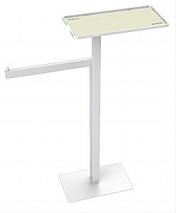 Стойка для ванны Boheme 10952-MW белая матовая купить в интернет-магазине сантехники Sanbest