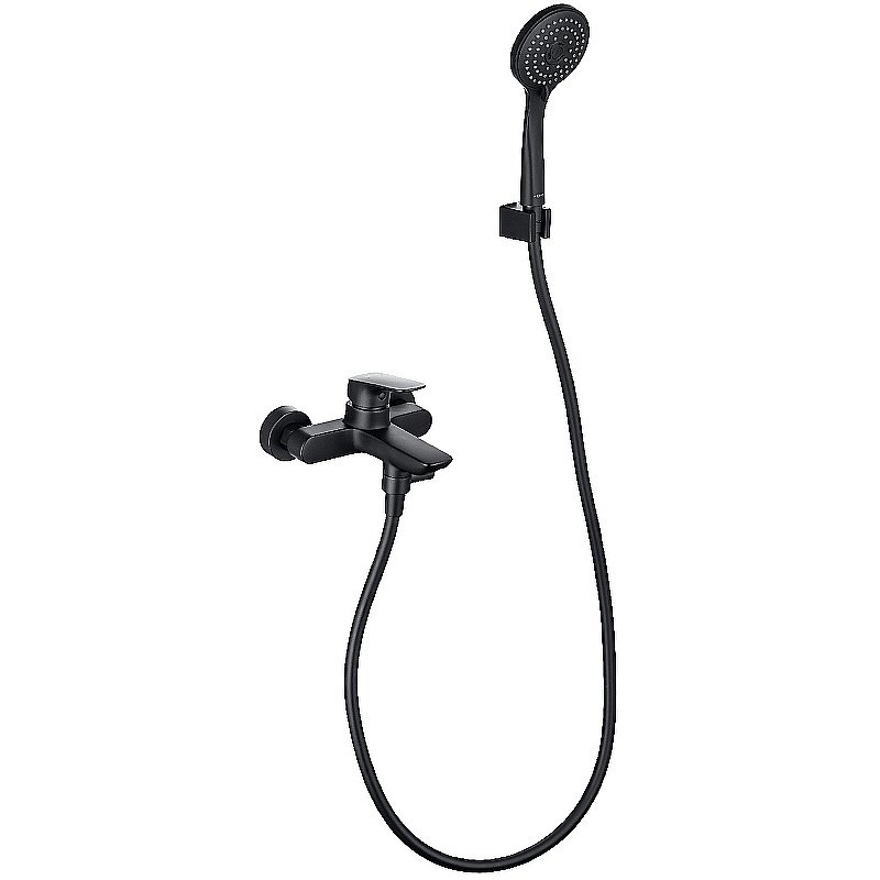 Смеситель для ванны Aquatek Вега AQ1040MB черный купить в интернет-магазине сантехники Sanbest