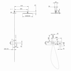 Душевая система Abber Daheim AF8218NG никель купить в интернет-магазине сантехники Sanbest