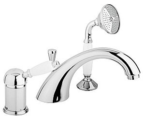 Смеситель для ванны Cezares ELITE-BVDM-01-Bi хром купить в интернет-магазине сантехники Sanbest