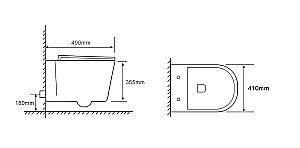 Унитаз подвесной CeruttiSpa SANTA Aria CT9666 безободковый, с крышкой микролифт купить в интернет-магазине Sanbest