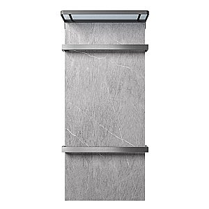 Полотенцесушитель Black&White MOON N-388AG Armani Grey/серый мрамор купить в интернет-магазине сантехники Sanbest