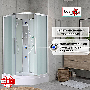 Душевая кабина AvaCan EM Серия EM3080N 80х80 без крыши купить в интернет-магазине Sanbest