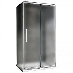 Душевой уголок ABBER Schwarzer Diamant AG30120MH-S85M-S85M 120x85 стекло матовое/профиль хром купить в интернет-магазине Sanbest