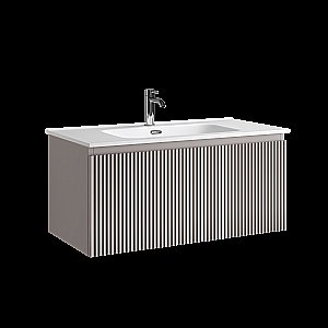 Тумба с раковиной Sancos Snob R 1.0 SNR1.090SM/CN7002 Doha Soft для ванной в интернет-магазине Sanbest