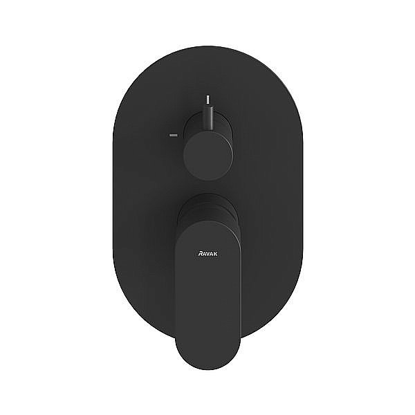 Смеситель для душа Ravak Eleganta X070301 черный матовый купить в интернет-магазине сантехники Sanbest