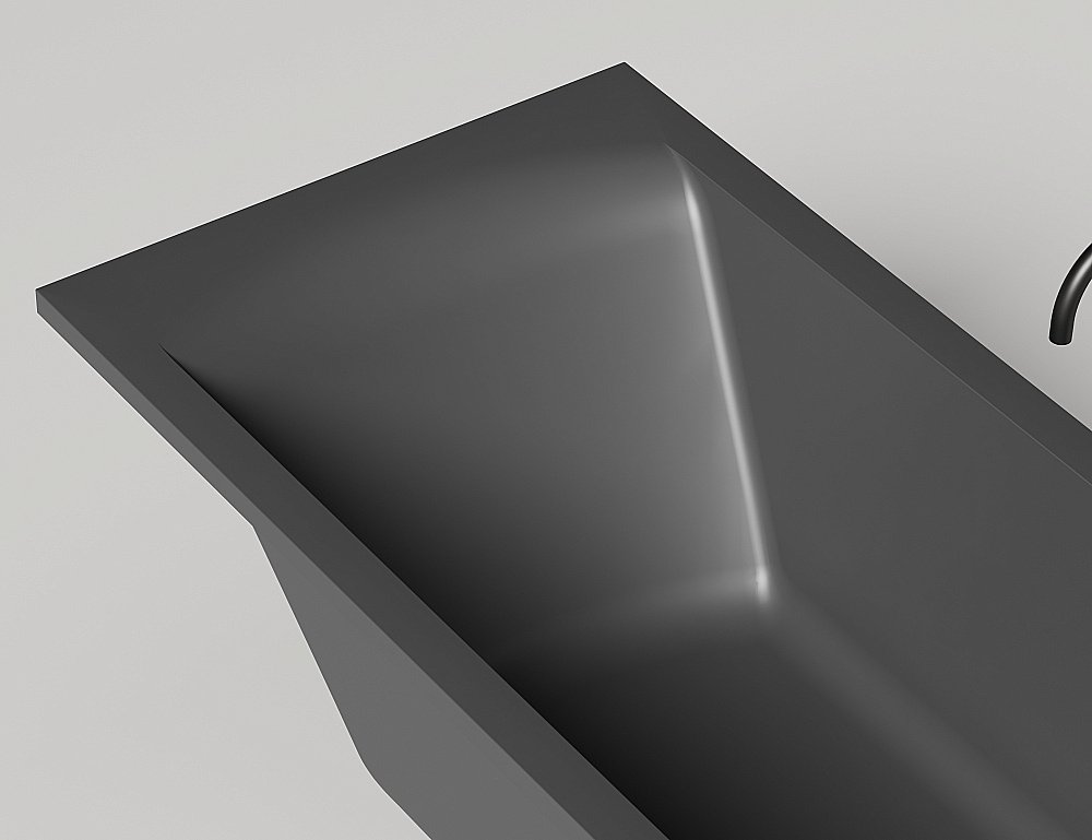 Ванна Salini Cascata KIT S-Stone 104523MF 180x80 RAL матовая купить в интернет-магазине Sanbest