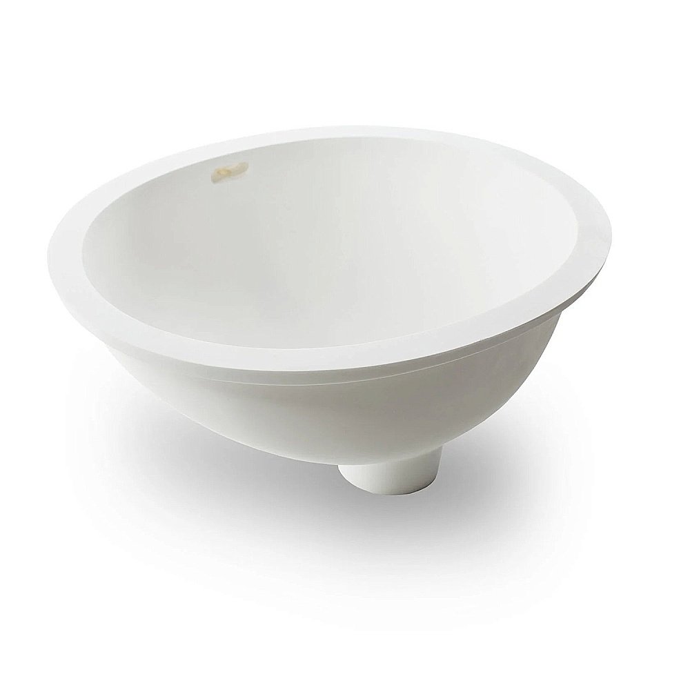 Раковина под столешницу Montebianco BRACCIANO TRE 11018 белая матовая купить в интернет-магазине Sanbest