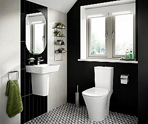 Унитаз напольный Ideal Standard Connect Air E009701 с бачком E073401 белый, безободковый купить в интернет-магазине Sanbest