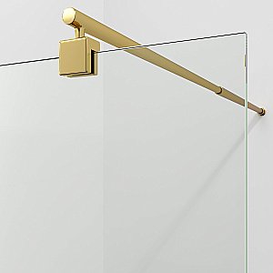 Душевое ограждение WasserKRAFT Rur 30W46PG 110 профиль золото глянцевое/стекло прозрачное купить в интернет-магазине Sanbest