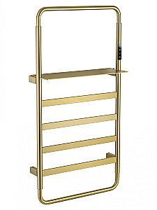 Полотенцесушитель электрический WONZON & WOGHAND DÜSSELDORF, Брашированное золото (WW-A203-BG) купить в интернет-магазине сантехники Sanbest