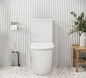 Унитаз Grossman Color GR-4480S безободковый, с крышкой микролифт, с бачком, белый купить в интернет-магазине Sanbest