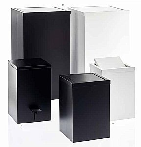 Ведрo для мусора DECOR WALTHER CORNER TE 70 SC черное матовое купить в интернет-магазине сантехники Sanbest