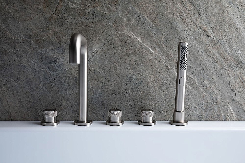 Смеситель для ванны Allen Brau Priority 5.31007-BN купить в интернет-магазине сантехники Sanbest