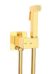 Гигиенический душ со смесителем WeltWasser HIGI Q01 GL золото купить в интернет-магазине сантехники Sanbest