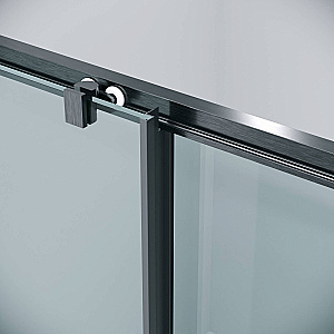 Душевой уголок Grossman Cosmo 140х100 120.K33.02.1410.42.00 стекло прозрачное/профиль графит сатин купить в интернет-магазине Sanbest