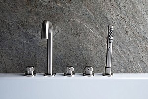 Смеситель для ванны Allen Brau Priority 5.31007-BN купить в интернет-магазине сантехники Sanbest