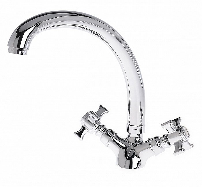 Смеситель для кухни Agger Retro-X A1700200 хром купить в интернет-магазине сантехники Sanbest