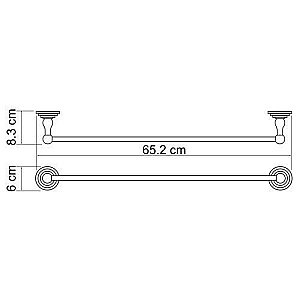 Полотенцедержатель WasserKRAFT Ammer К-7030 купить в интернет-магазине сантехники Sanbest