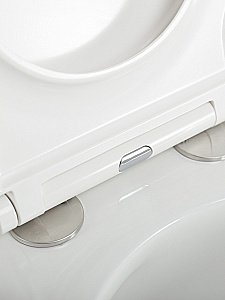 Унитаз подвесной Cezares GRANDE CZR-308-TH-TOR/SC белый, безободквый, смыв торнадо купить в интернет-магазине Sanbest