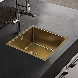 Мойка кухонная Melana ProfLine D4545HG золото купить в интернет-магазине сантехники Sanbest