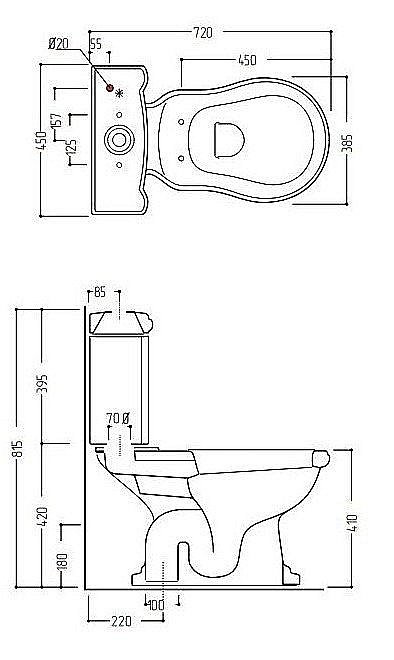 Унитаз Migliore Bella 31092 белый/бронза купить в интернет-магазине Sanbest
