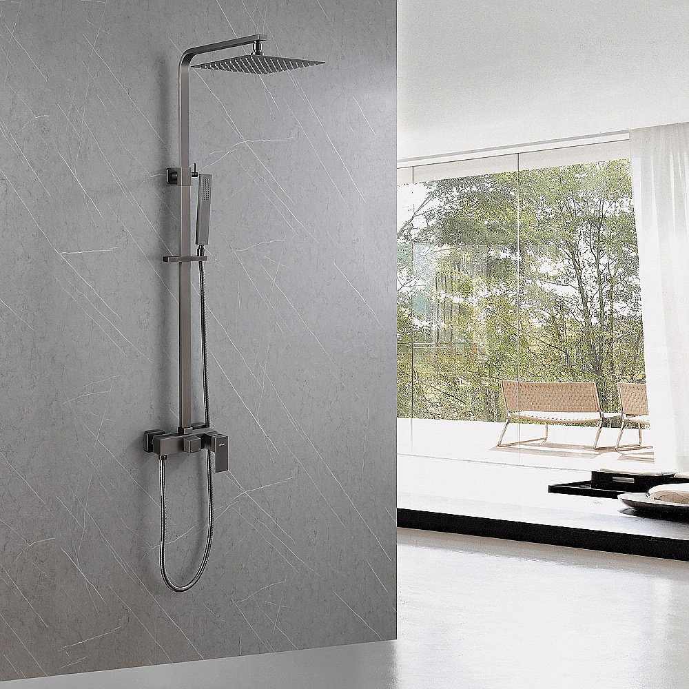 Душевая система Abber Daheim AF8220NGL никель купить в интернет-магазине сантехники Sanbest