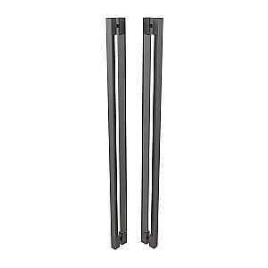 Душевой уголок Black&White Stellar Wind 90х90 12209090GM профиль оружейная сталь/стекло прозрачное купить в интернет-магазине Sanbest