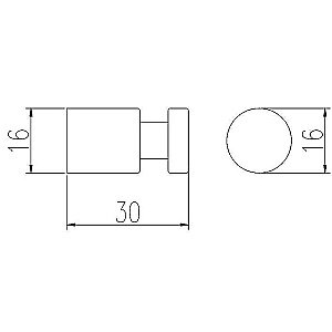 Крючок Rav Slezak Colorado COA0103/30MGL серый металлик купить в интернет-магазине сантехники Sanbest