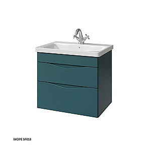 Тумба с раковиной Caprigo Lento 65 два ящика, цвет на выбор для ванной в интернет-магазине Sanbest