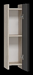 Шкаф подвесной Misty Поло 20 О-Пол08020-014По Антрацит / Дуб Галифакс белый для ванной в интернет-магазине сантехники Sanbest