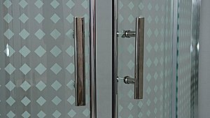 Душевой уголок TIMO TL-9001 90x90 стекло прозрачное с рисунком купить в интернет-магазине Sanbest