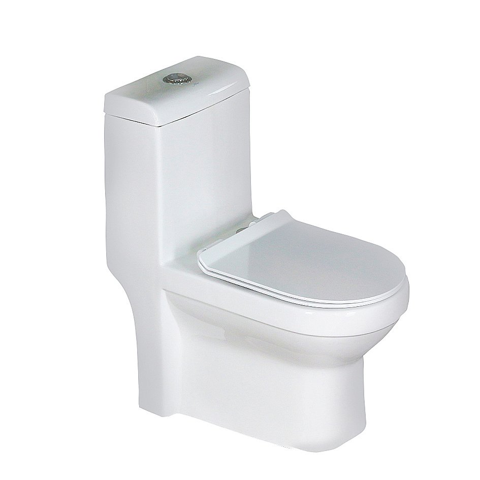 Унитаз моноблок Melana MLN-2013 белый, с крышкой микролифт, безободковый купить в интернет-магазине Sanbest