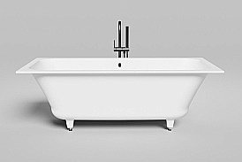 Ванна Salini Orlanda Axis S-Sense 170х75 103313M белая матовая купить в интернет-магазине Sanbest